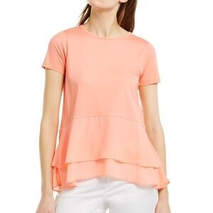 MICHAEL Michael Kors Petite Tiered Peplum-Hem Top